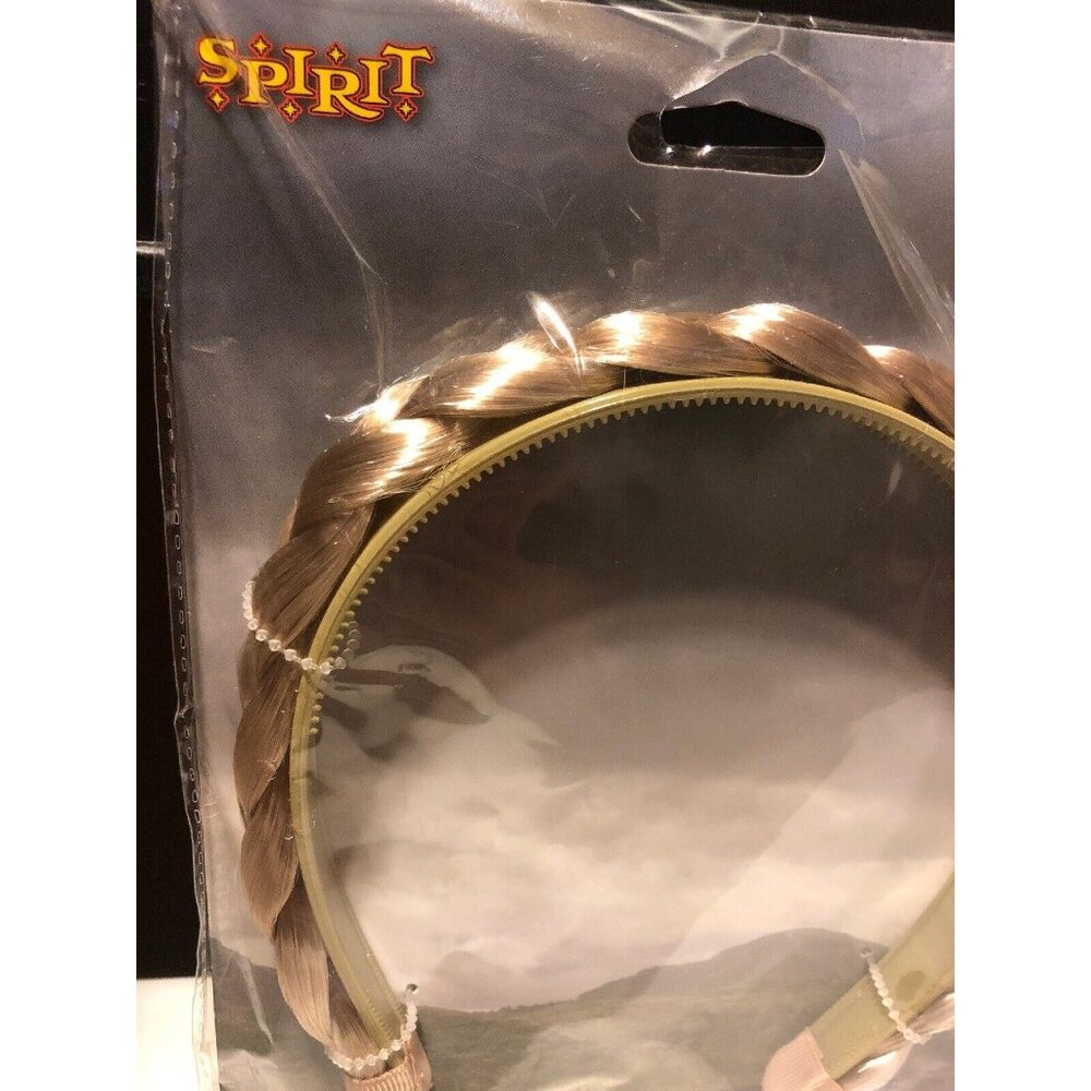 Braided Headband Costume Spirit Halloween Medieval Blonde Hair - Picture 3 of 6